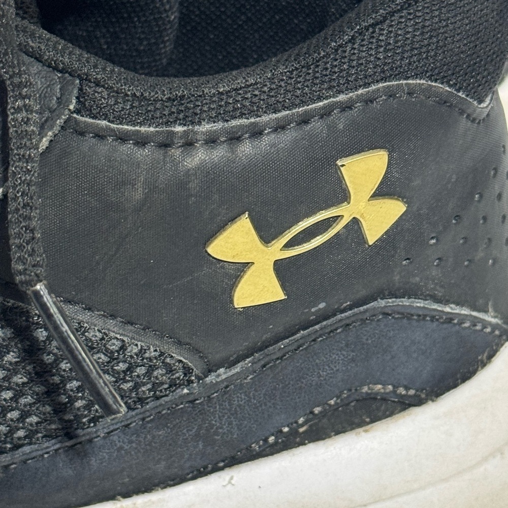 Under Armour Unisex Lockdown 5 Black Basketball Shoes Sneakers 5.5Y - Picture 7 of 11